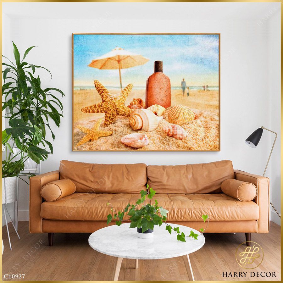 Tranh Vỏ Sò Và Sao Biển Picnic C10927