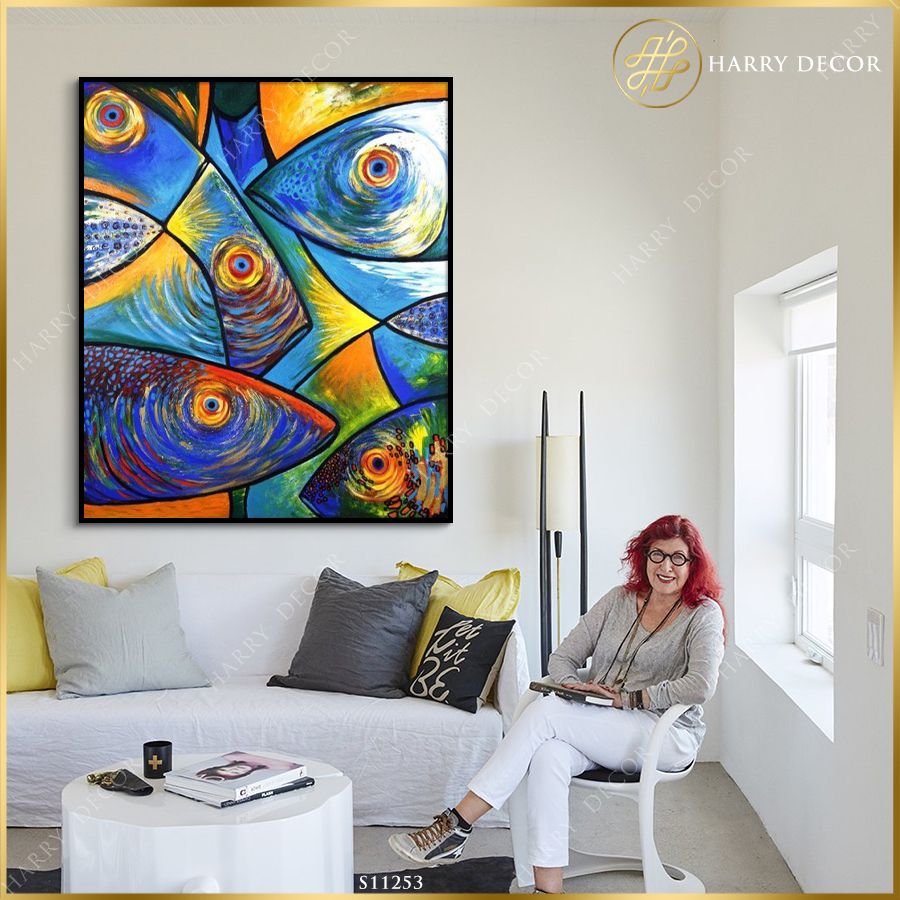 Tranh Sắc Màu Những Chú Cá S11253
