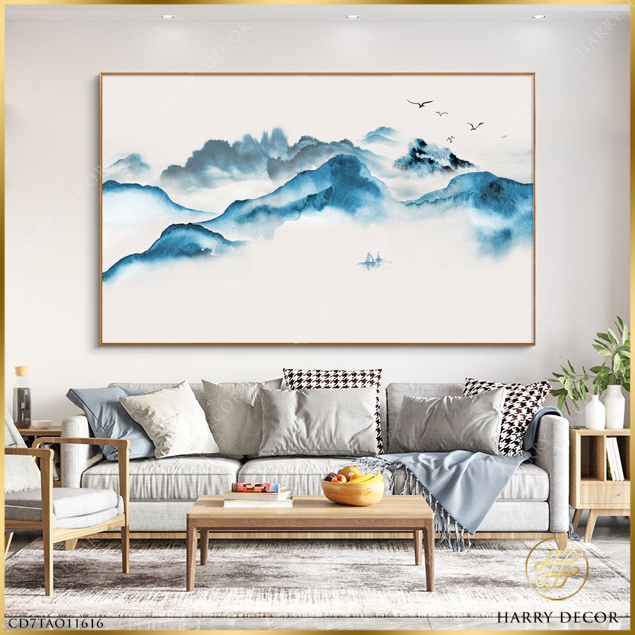 Tranh Núi Non Ẩn Hiện Trong Sương Mờ CD7TAO11616
