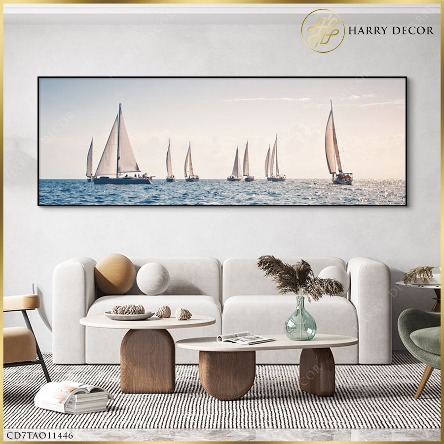 Tranh Những Cánh Buồm Trên Biển CD7TAO11446