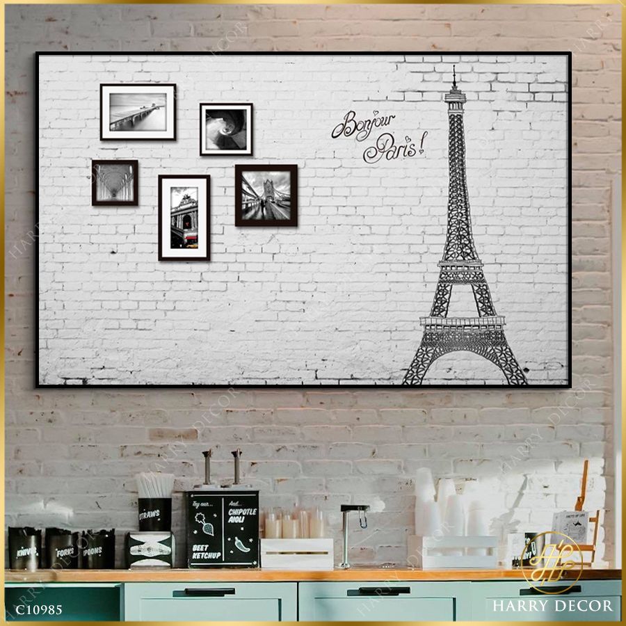 Tranh Bonjour Paris C10985