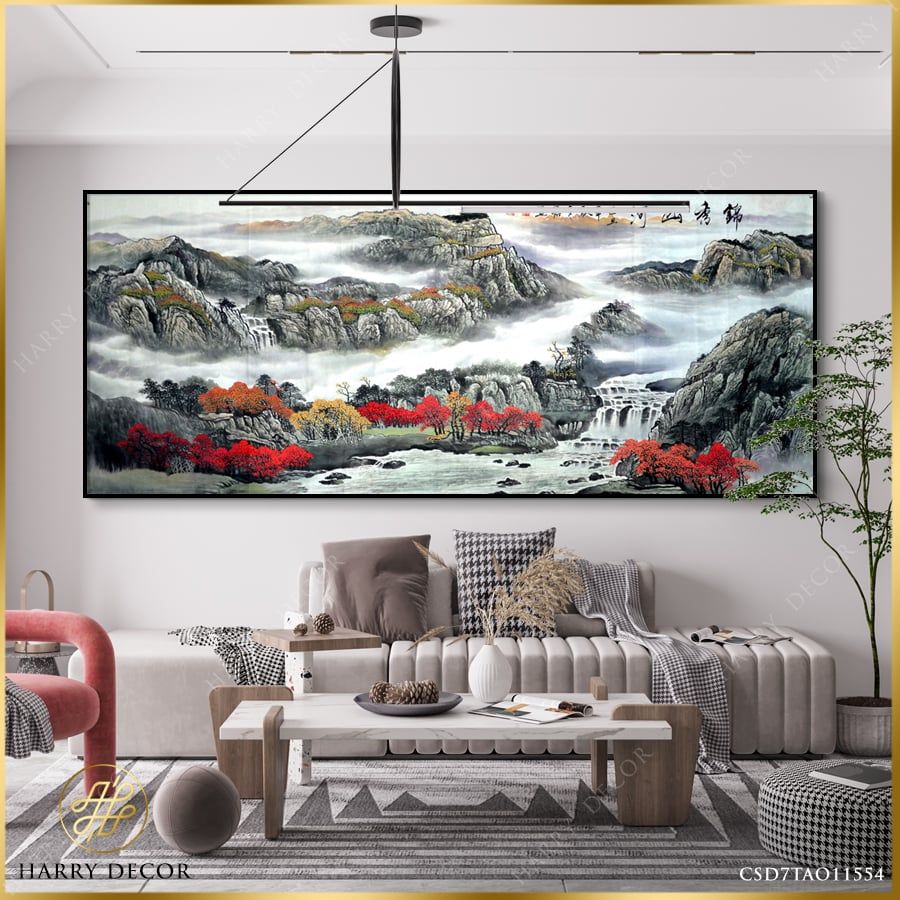 Tranh Sừng Sững Núi Rừng 9 CD7TAO11554