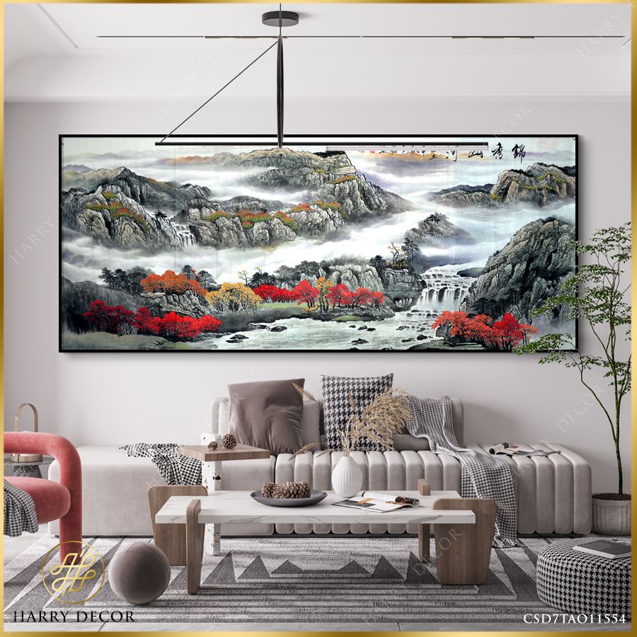 Tranh Sừng Sững Núi Rừng 9 CD7TAO11554