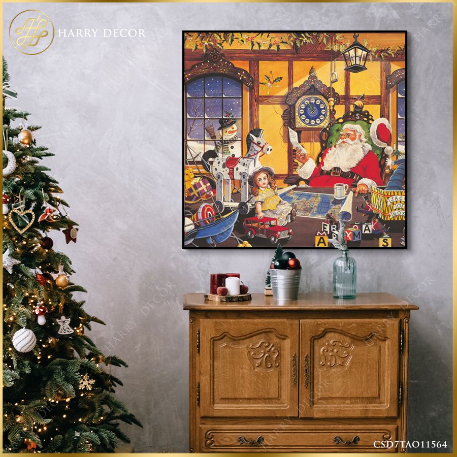 Tranh Vuông Christmas Countdown CSD7TAO11564