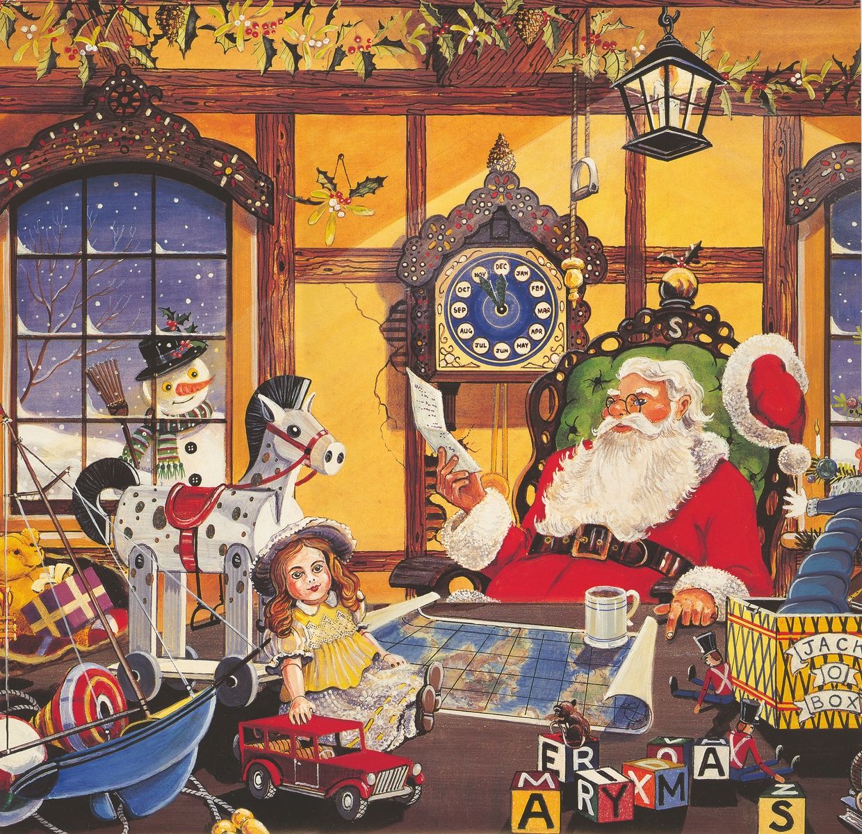 Tranh Vuông Christmas Countdown CSD7TAO11564