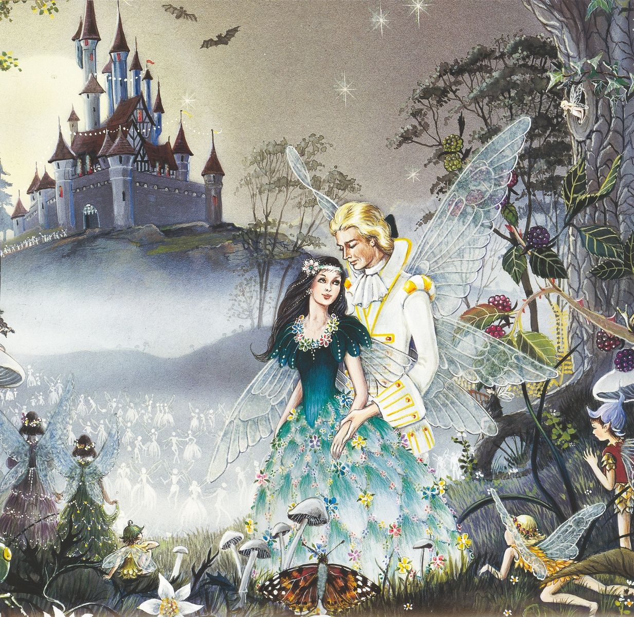 Tranh Vuông Fairy Couple CSD7TAO11569
