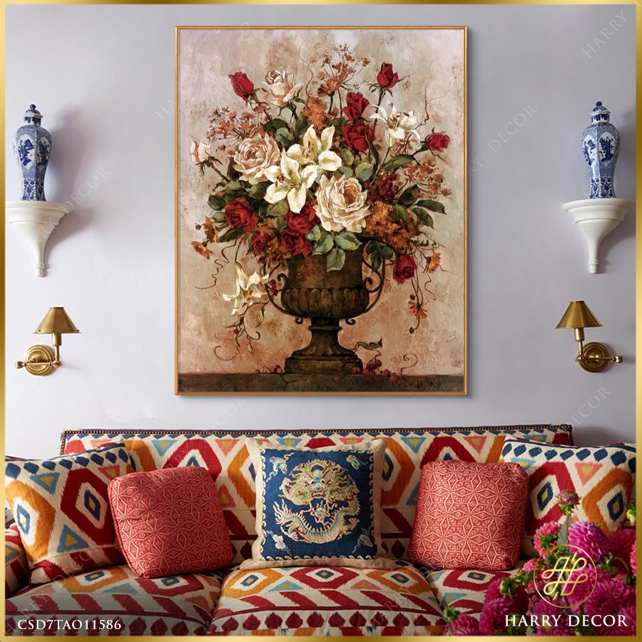 Tranh Tĩnh Vật Floral Reflections 1 CSD7TAO11586