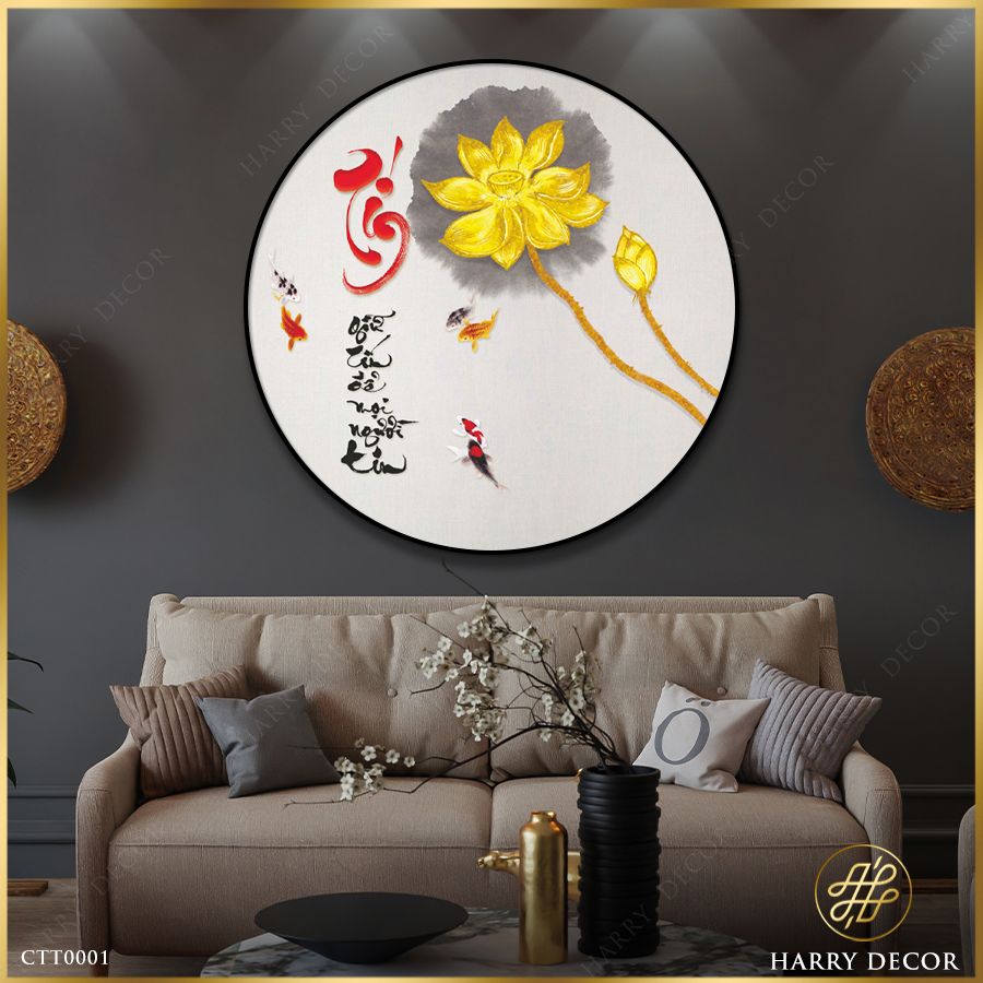 Tranh Tròn Giữ Tín Để Mọi Người Tin CTT0001