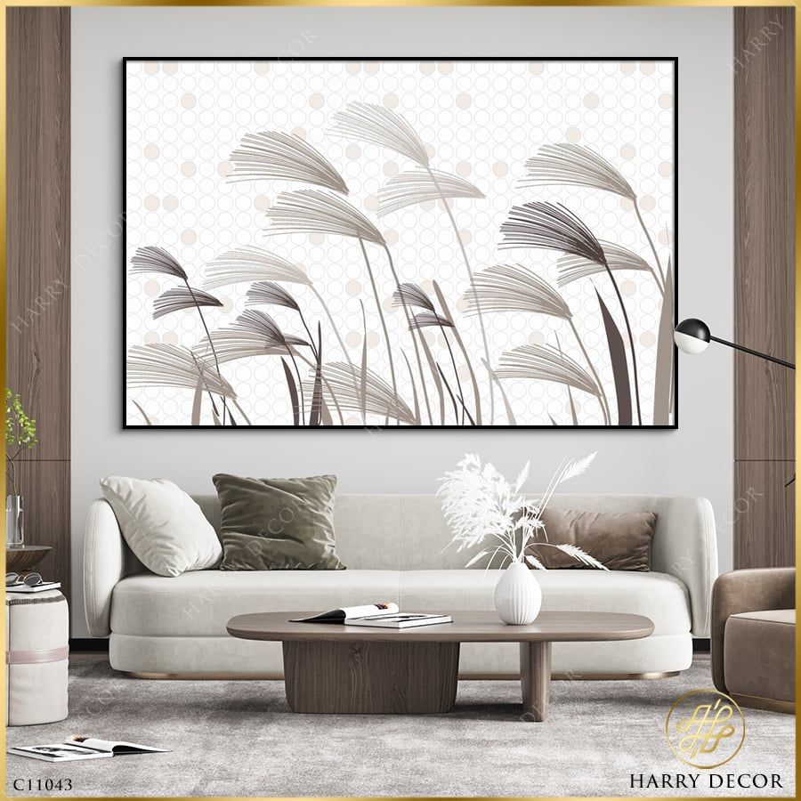 Tranh Cỏ Lau Phấp Phới C11043