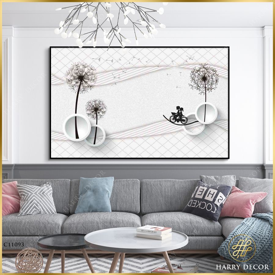 Tranh Đôi Trẻ Và Cánh Bồ Công Anh C11093