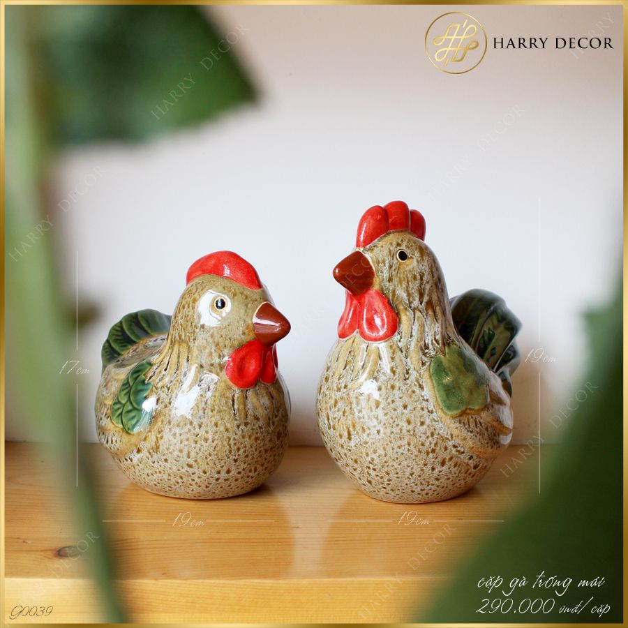 Cặp Gà Trống Mái G0039 (HẾT HÀNG)