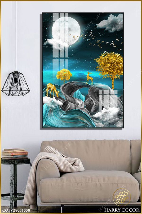 Tranh Deers On The Silk COPV2801558