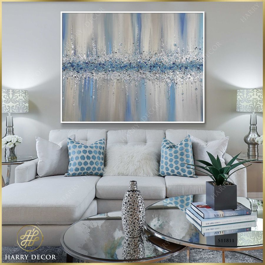 Tranh Abstract Lấp Lánh Phản Chiếu S11811