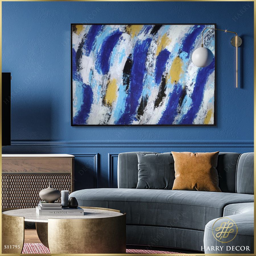 Tranh Abstract Ocean Waves S11795