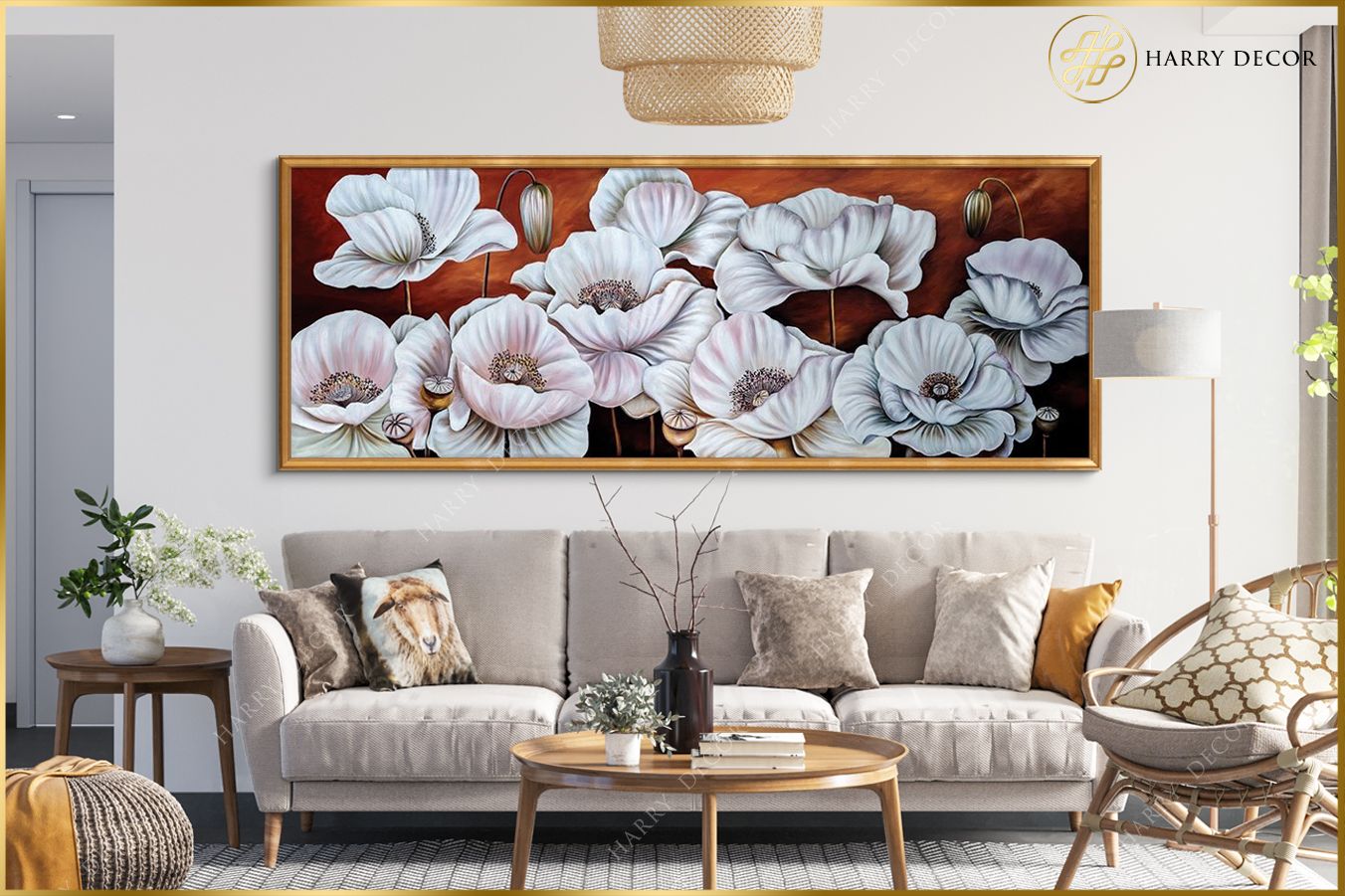 Tranh Những Đóa Anh Túc Êm Dịu S11228