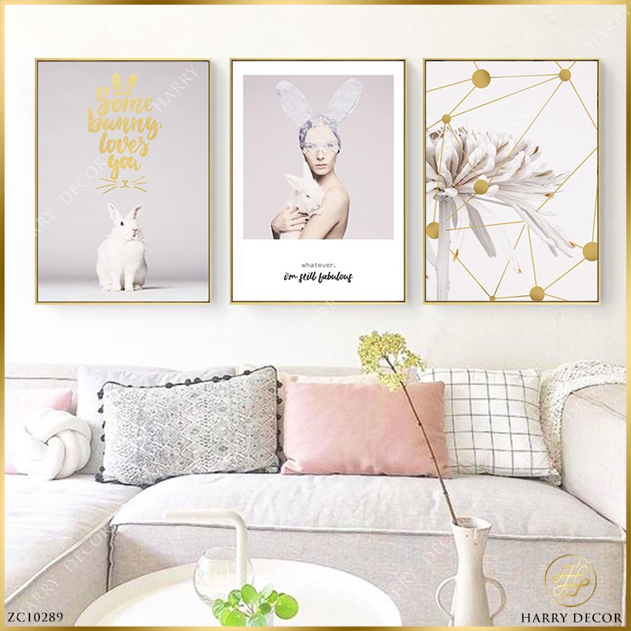 Bộ 3 Tranh Some Bunny Loves You ZC10289