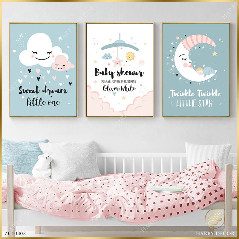 Bộ 3 Tranh Sweet Dream ZC10303