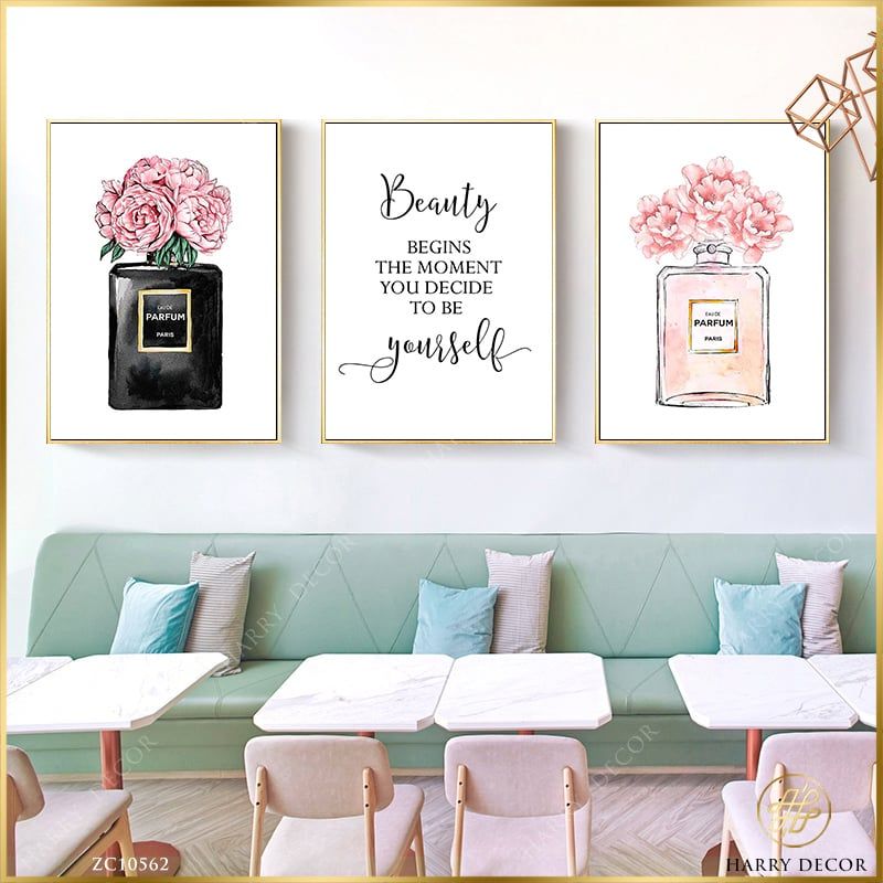 Bộ 3 Tranh Beauty Yourself ZC10562