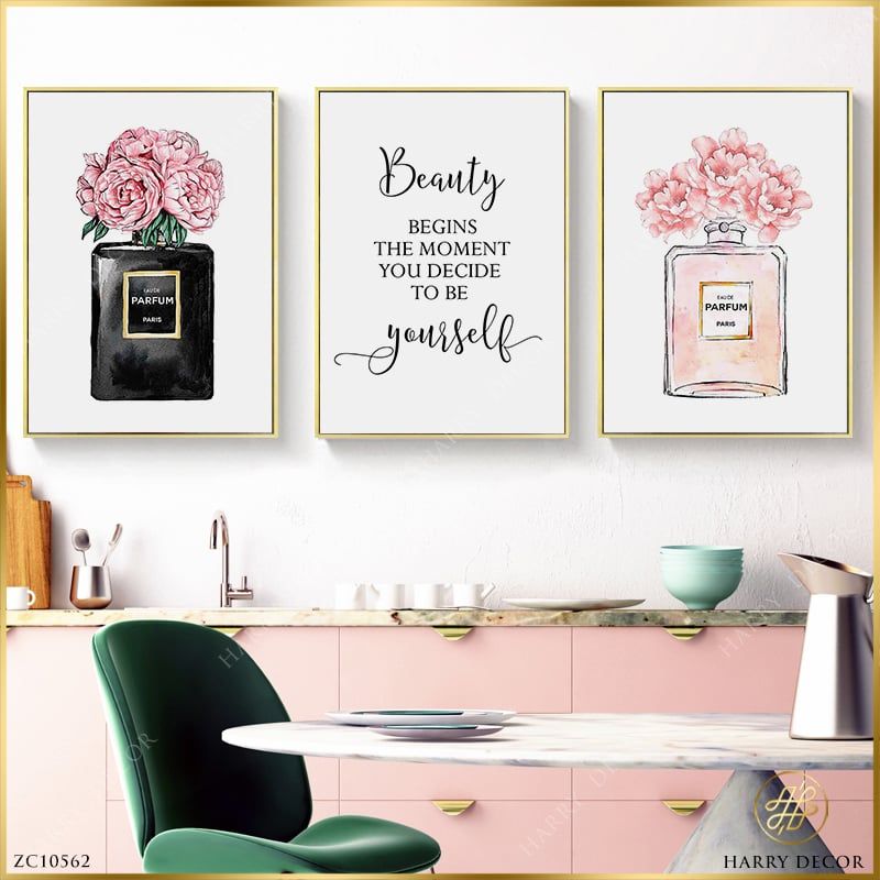 Bộ 3 Tranh Beauty Yourself ZC10562