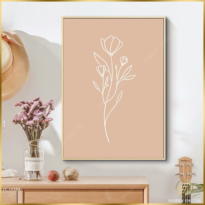 Tranh Minimalism Basic Flower ZC10585