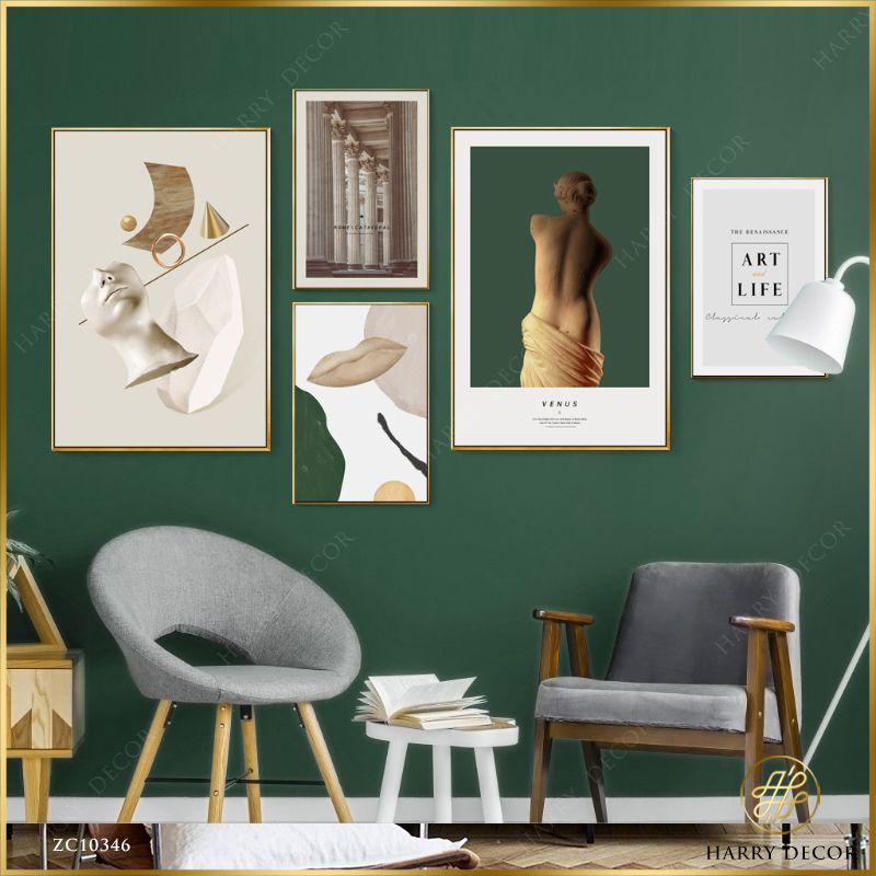 Bộ 5 Tranh Art And Life ZC10346