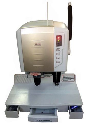 Máy đóng chứng từ sử dụng ống nhựa HT-50