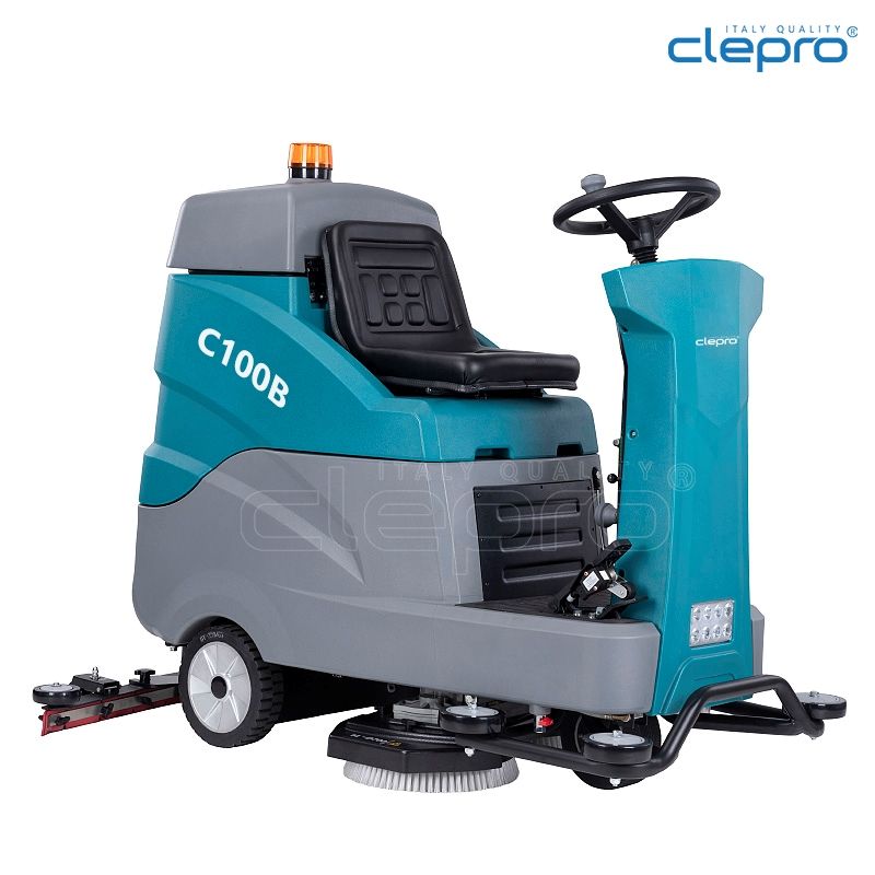  Máy Chà Sàn Liên Hợp Ngồi Lái CLEPRO C100B (Dùng ắc quy) 