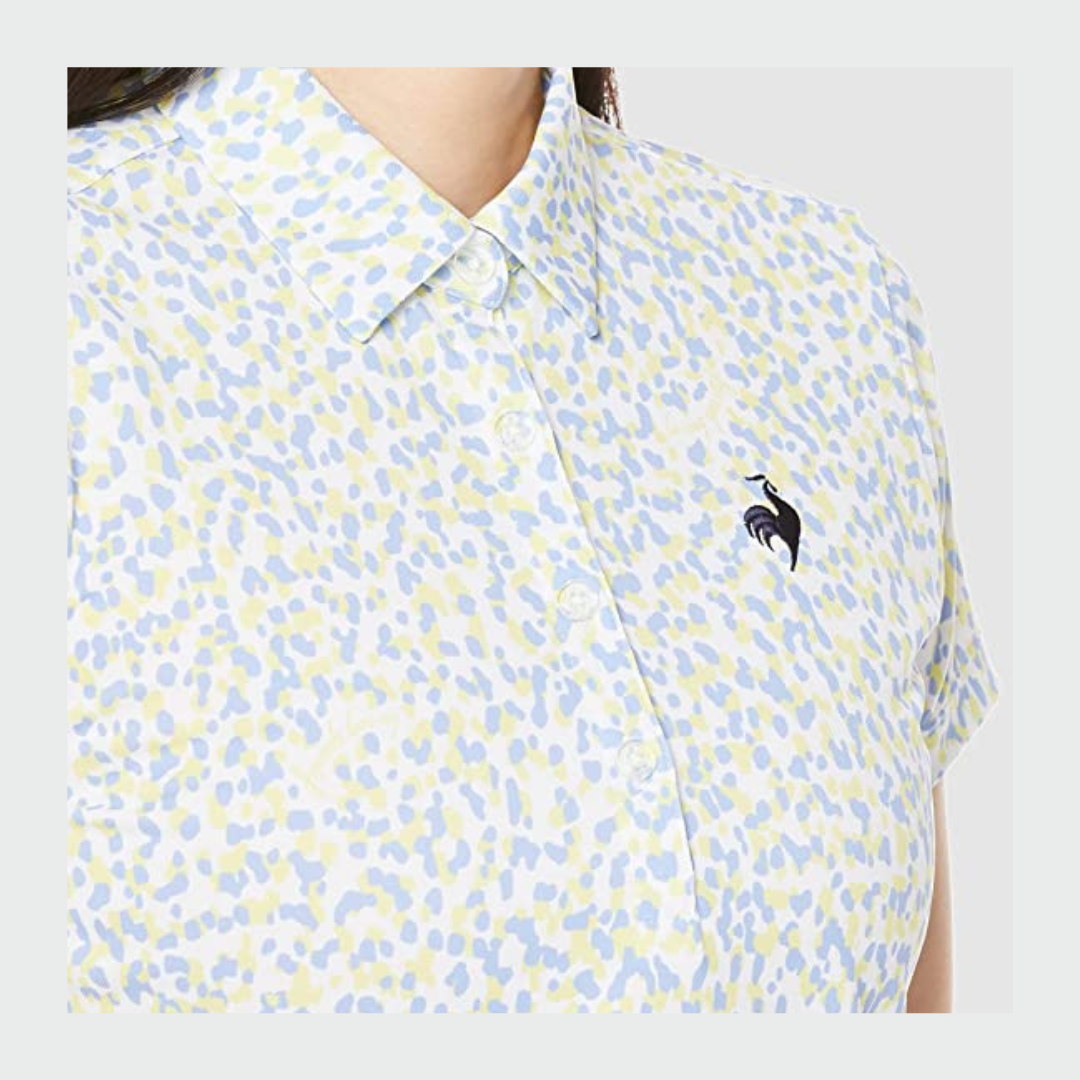 Áo Polo le coq golf Nữ - QGWVJA05V-BL00