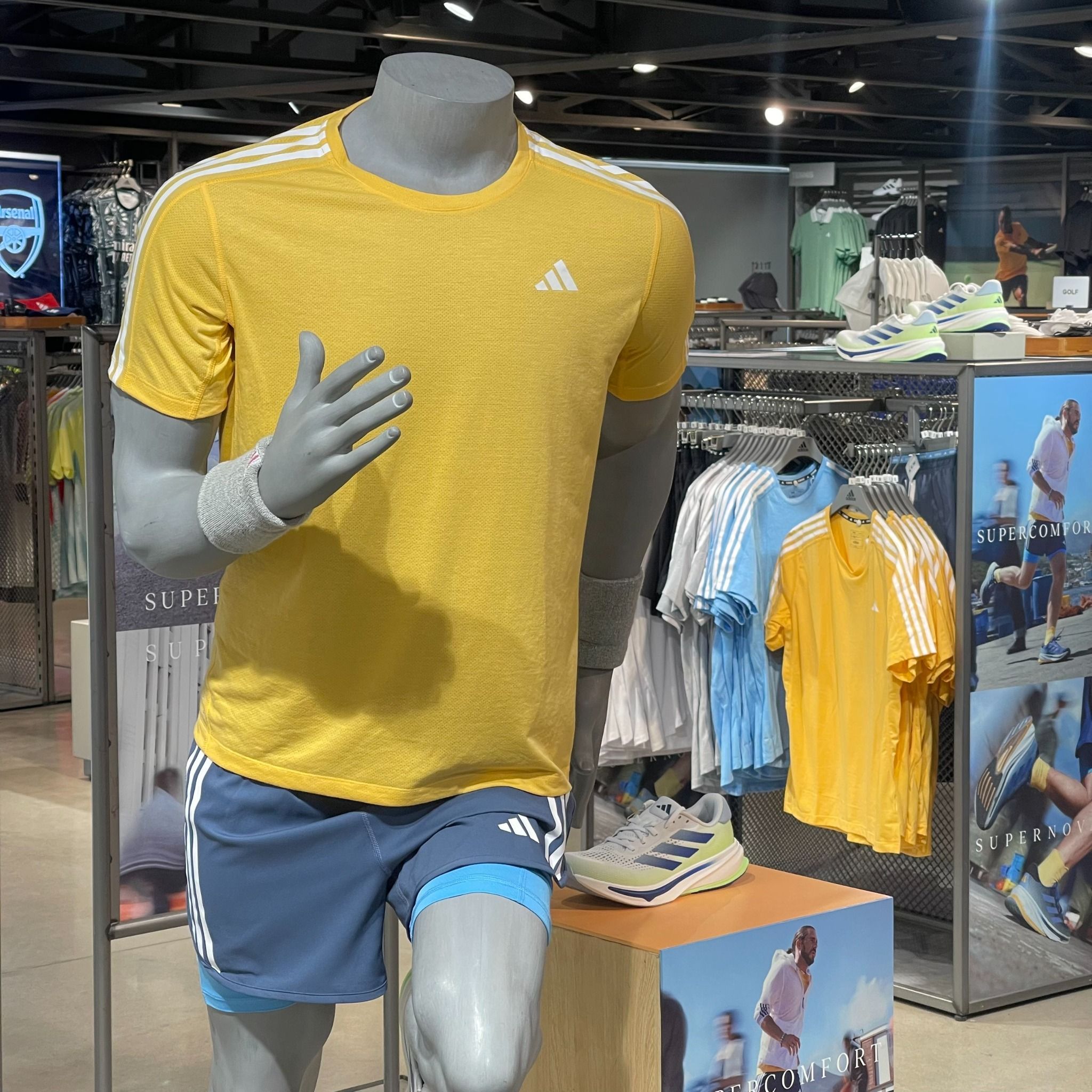 BỘ ĐỒ XUÂN HÈ NAM OWN THE RUN 3-STRIPES TEE