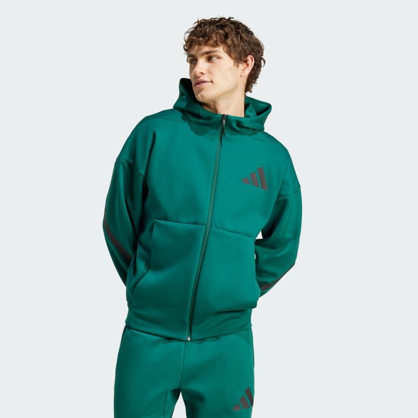 Áo Track Jacket Nam Có Mũ Khóa Kéo Dọc Thân Z.N.E.