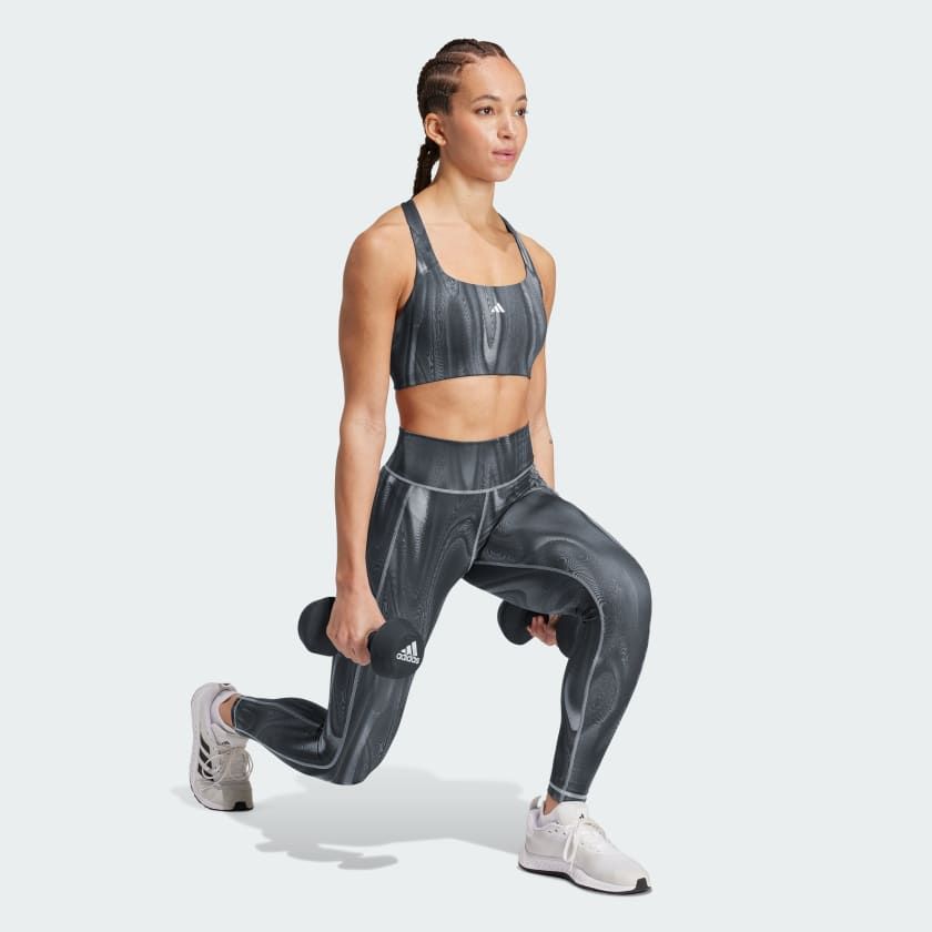 Áo Bra Nữ Tập Luyện 3 Sọc Medium Support Powerimpact IW9961