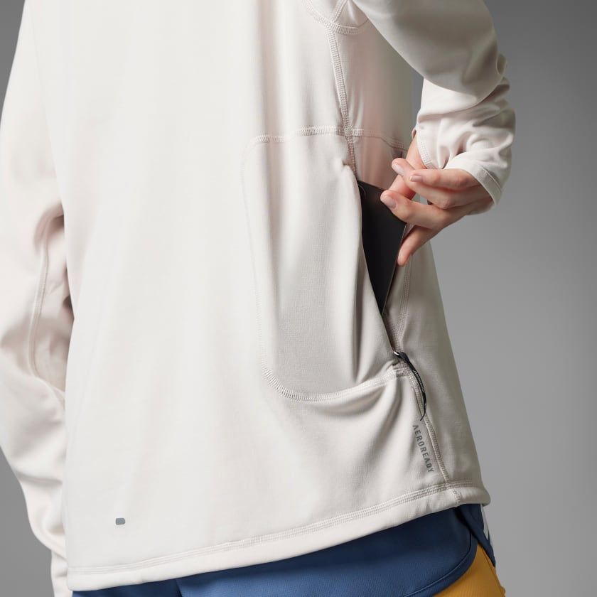 ÁO HOODIE NỮ 3 SỌC OWN THE RUN