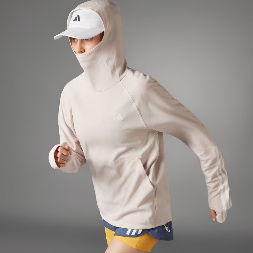 ÁO HOODIE NỮ 3 SỌC OWN THE RUN