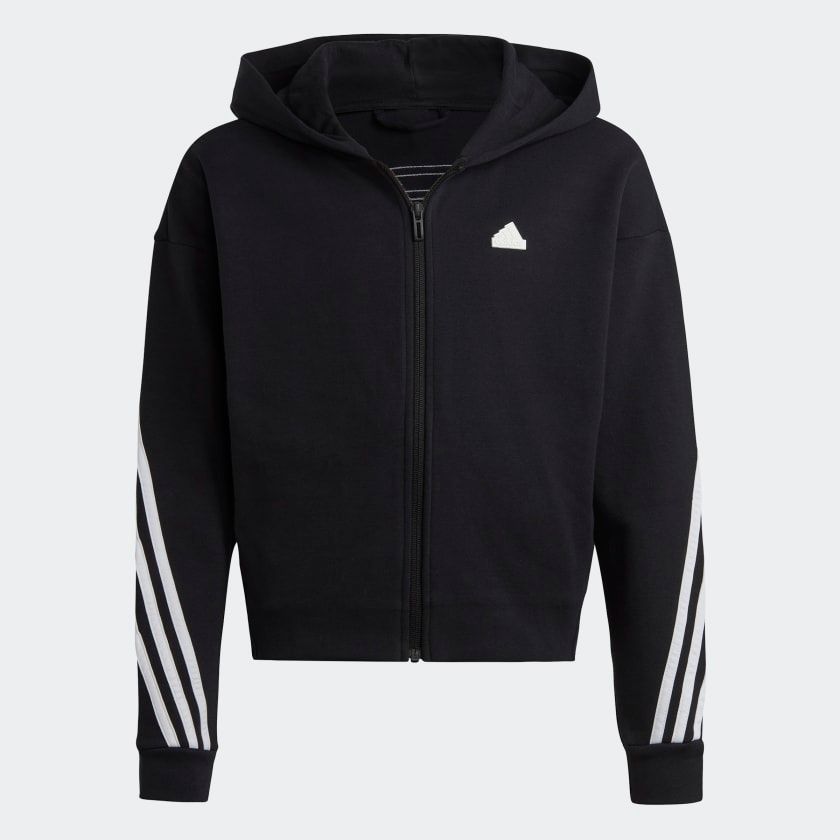 ÁO HOODIE KHÓA KÉO 3 SỌC FUTURE ICONS