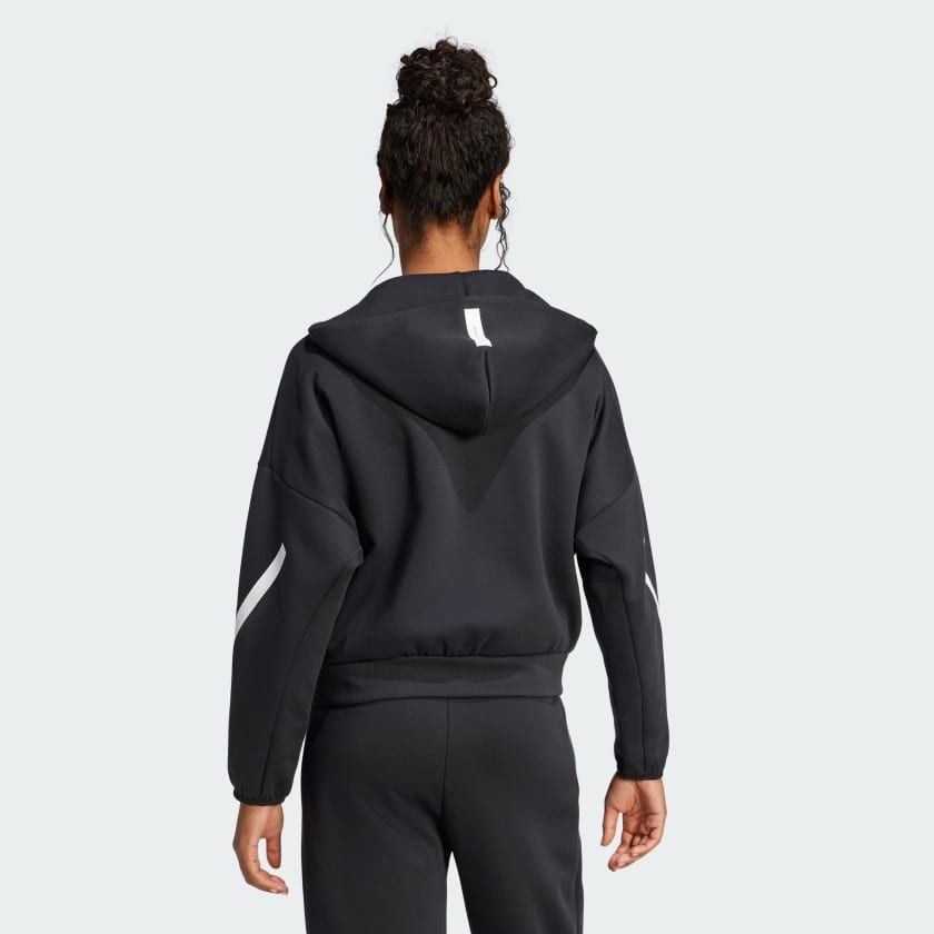 Áo Khoác Nữ Hoodie Khóa Kéo Dọc Thân adidas Z.N.E.