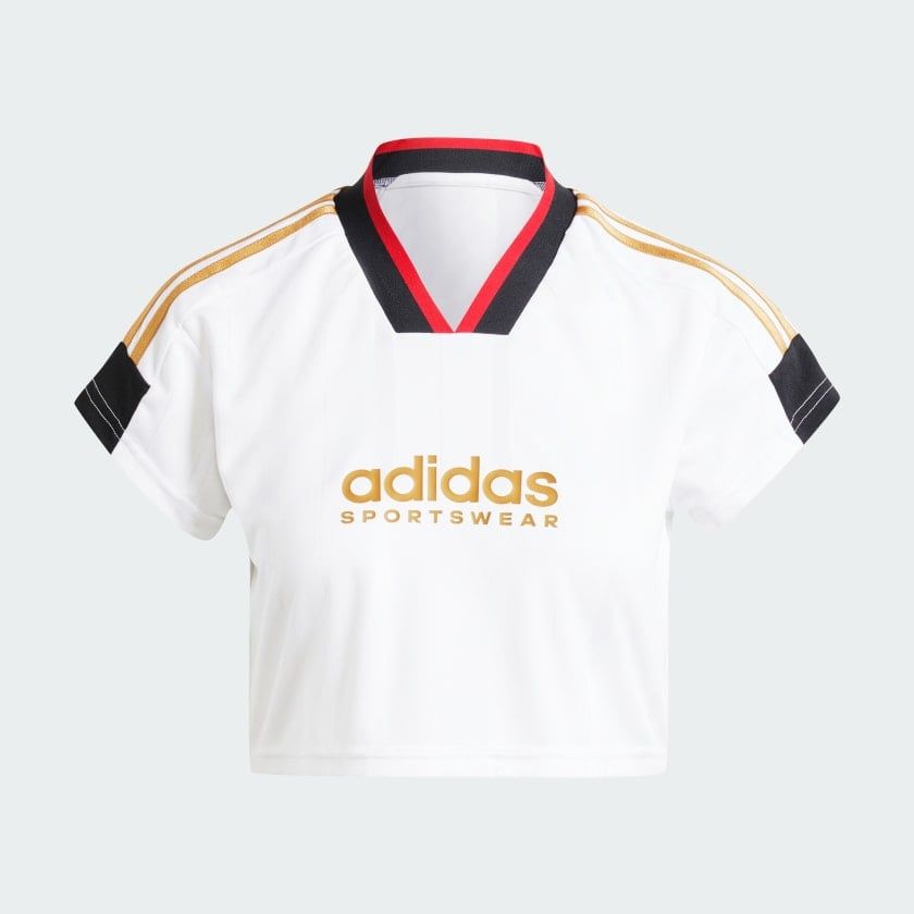 ÁO THUN NỮ JERSEY LỬNG 3 SỌC NGẮN TIRO