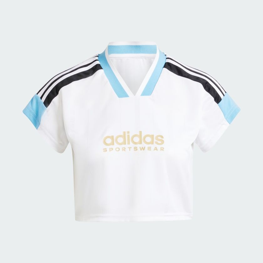 ÁO THUN NỮ JERSEY LỬNG 3 SỌC NGẮN TIRO