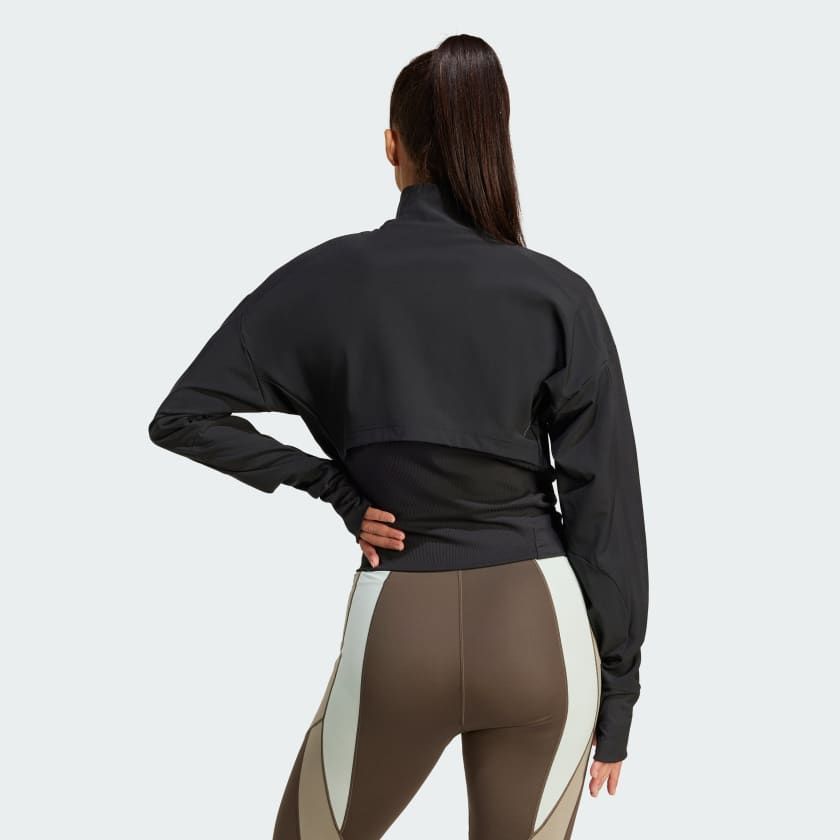 Áo Khoác Nữ Tập Luyện Khóa Kéo