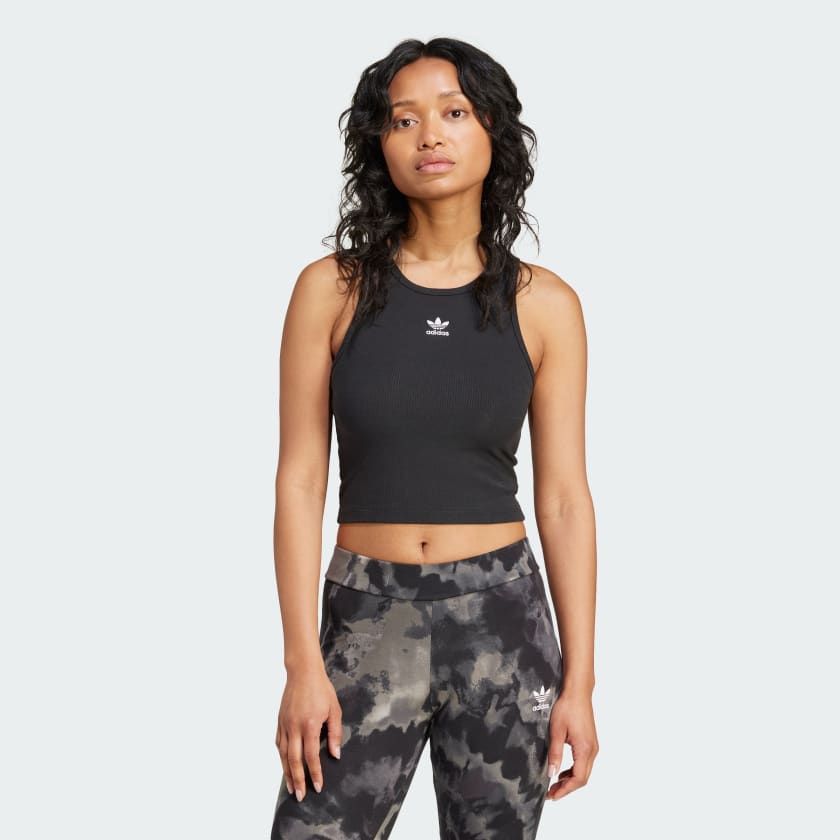 Áo Thun Nữ Tank Top Thun Gân Essentials