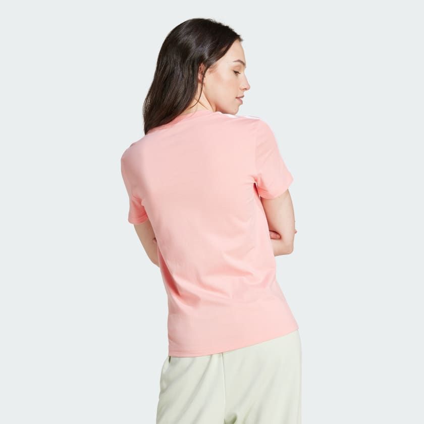 ÁO THUN NỮ 3 SỌC ÔM SÁT ESSENTIALS