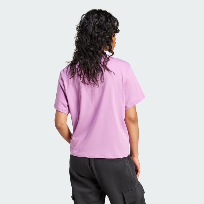 ÁO THUN NỮ BOXY BA LÁ ADICOLOR