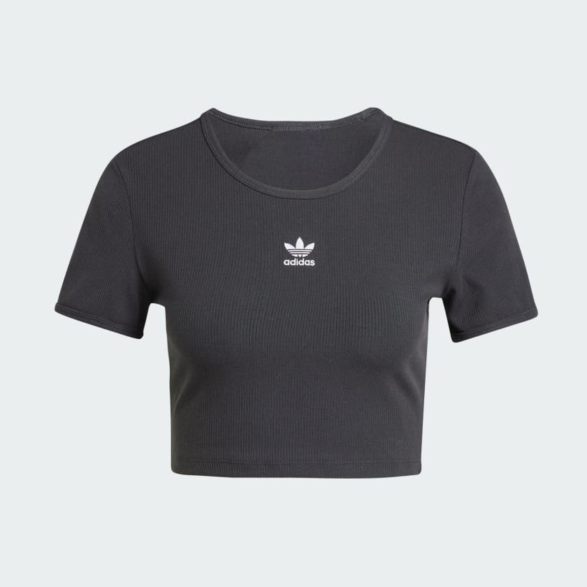 ÁO THUN NỮ ESSENTIALS RIBBED