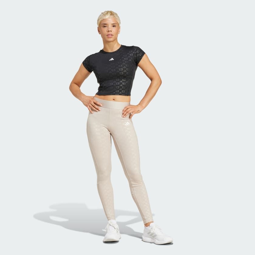 Áo Thun Nữ Tập Luyện Dập Nổi Hyperglam