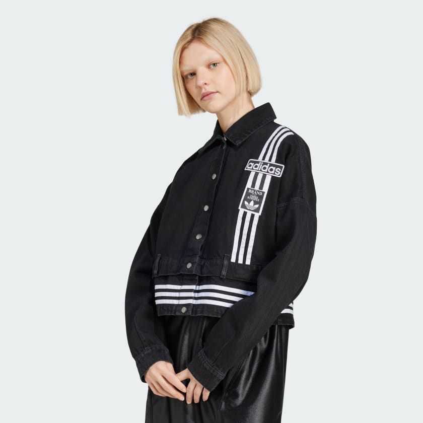 Áo Track Top Nữ 2 Trong 1 Denim Adibreak