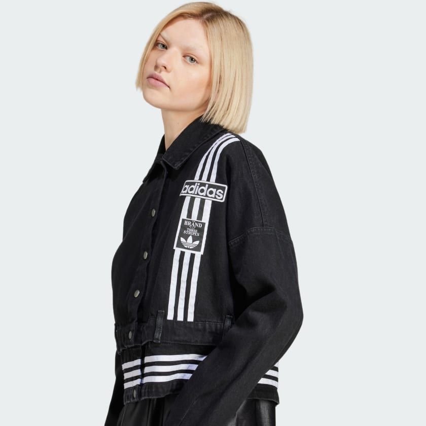 Áo Track Top Nữ 2 Trong 1 Denim Adibreak