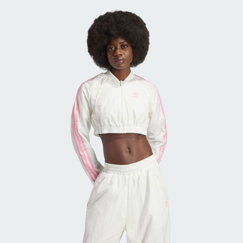 Áo Track Top Nữ Lửng Dáng Ôm