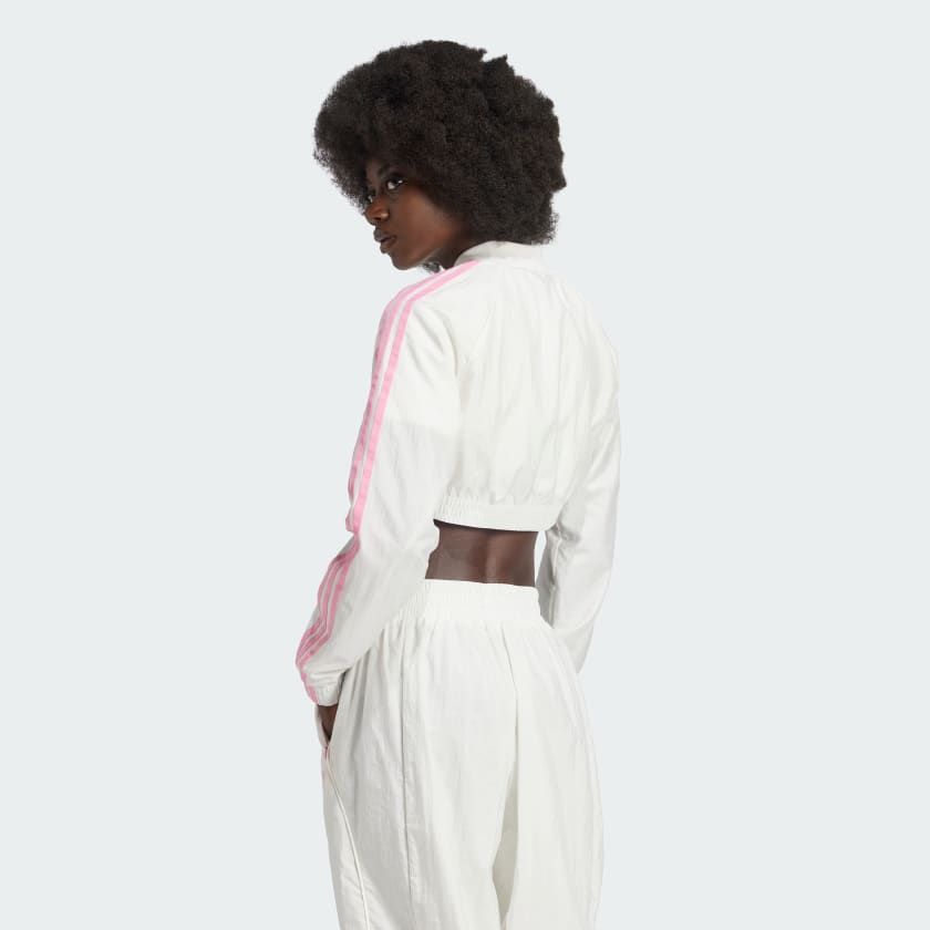 Áo Track Top Nữ Lửng Dáng Ôm