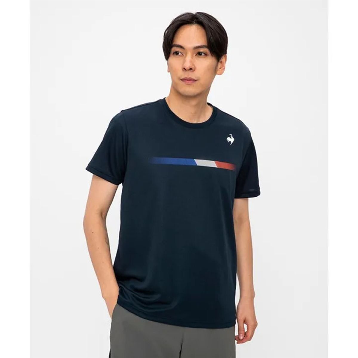 Áo T-Shirt le coq sportif nam - QTMVJA91V-NV