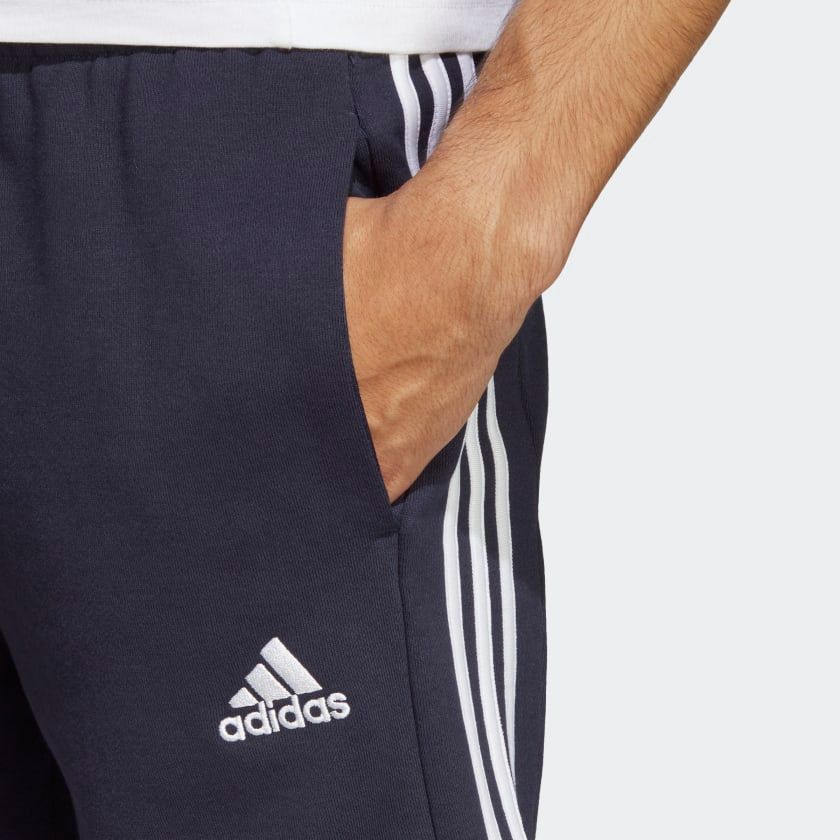 QUẦN SHORT NAM 3 SỌC VẢI THUN DA CÁ ESSENTIALS