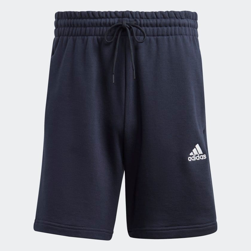 QUẦN SHORT NAM 3 SỌC VẢI THUN DA CÁ ESSENTIALS